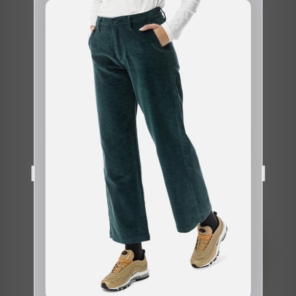 John Elliott SUBA CORDUROY PANTS in Teal Size Medium - Picture 3 of 12